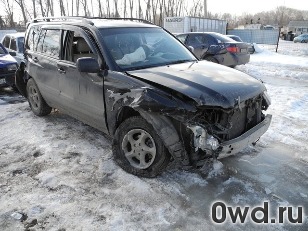 Битый автомобиль Toyota Highlander