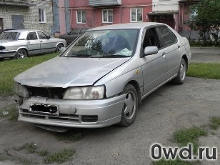 Битый автомобиль Nissan Bluebird